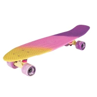 Скейтборд пластиковый Tech Team TRICOLOR 27" розовый